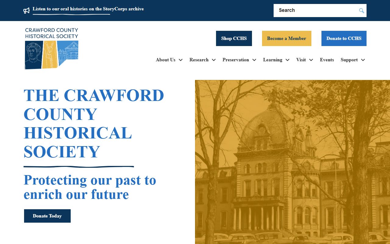 Crawford County Historical Society research archives