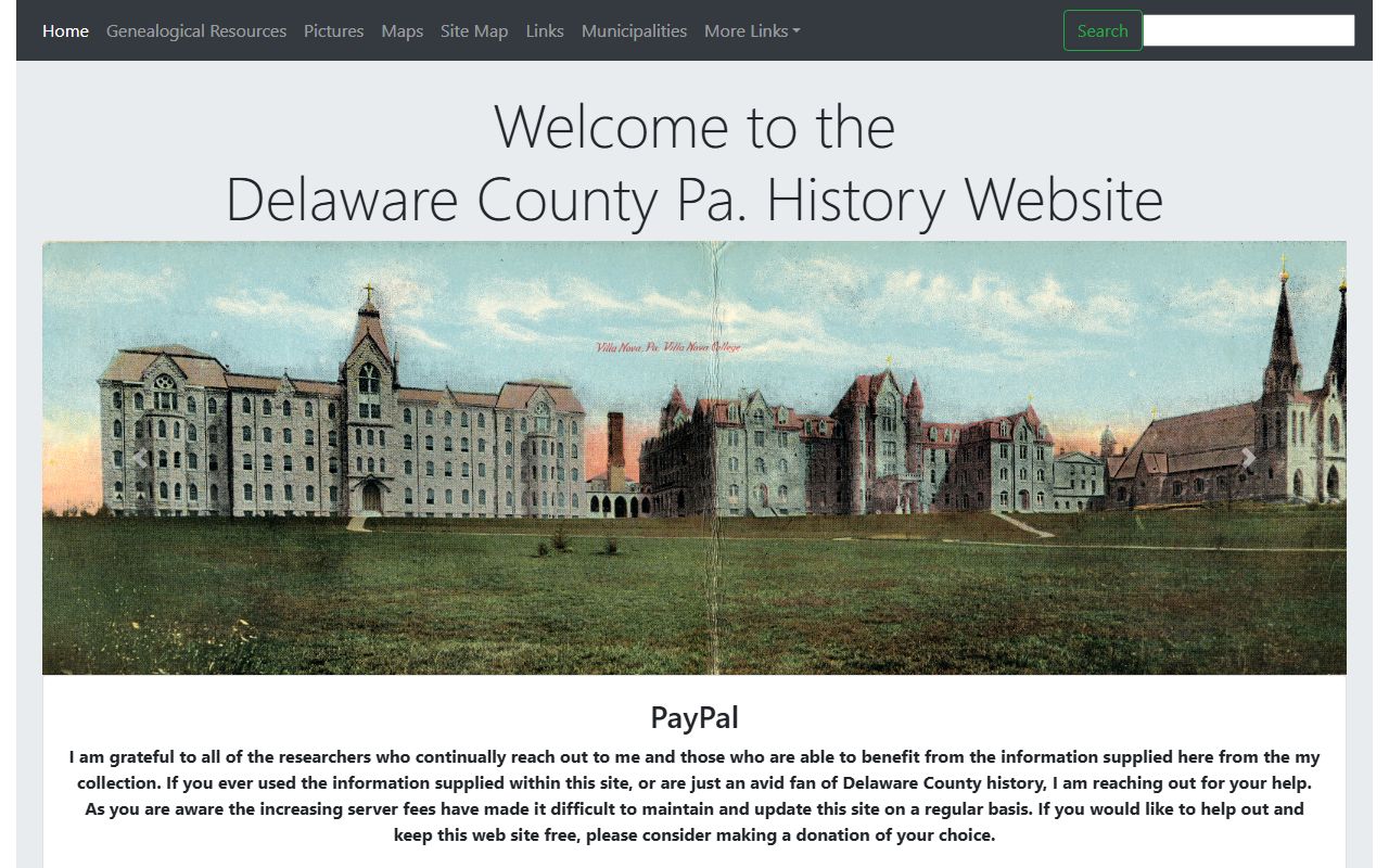 Delaware County Archives genealogy records from 1789 to 1950