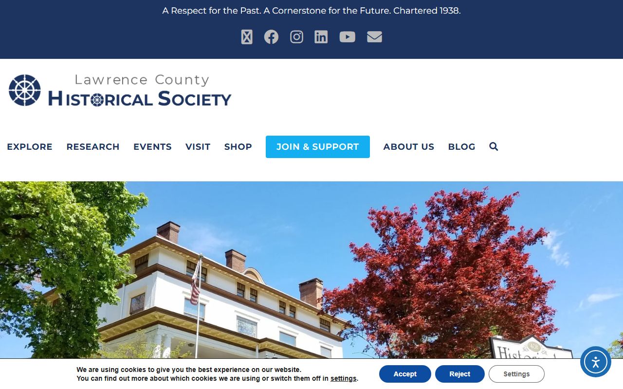 Lawrence County genealogy records and government center resources